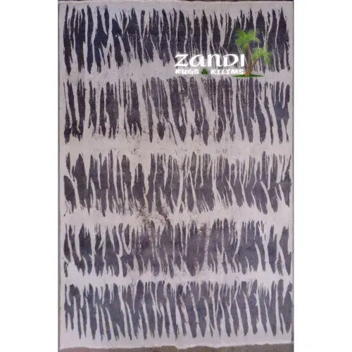 One Of The Kind Hand Knotted Persian Modern Rug 12'7"X9'5" zandirugs